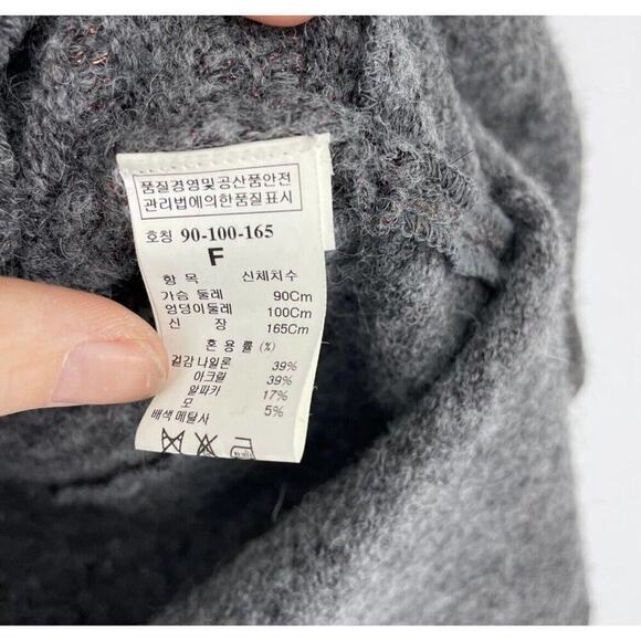 Garmentory SSENSE Sweater Dress Japan Women Small Gold Flecks System Wool Blend - Picture 6 of 10